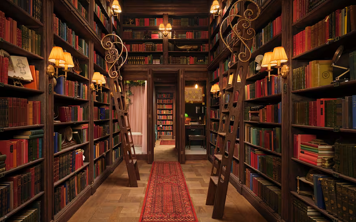 Una biblioteca secreta en Londres permite pasar una noche entre libros: allí se filmaron Harry Potter y Sherlock Holmes #